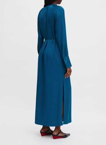 Long satin dress FILIPPA K Blue